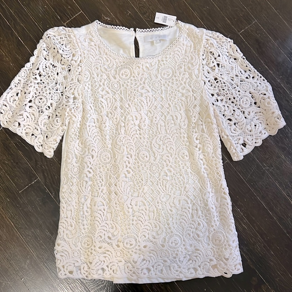 Anthropologie Never Worn Eri n Ali lace top